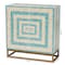 Baxton Studio Utari Modern Bohemian Two-Tone Beige and Blue Mother of Pearl and Gold Metal Storage Cabinet 240-13477-ZORO - alternate 7
